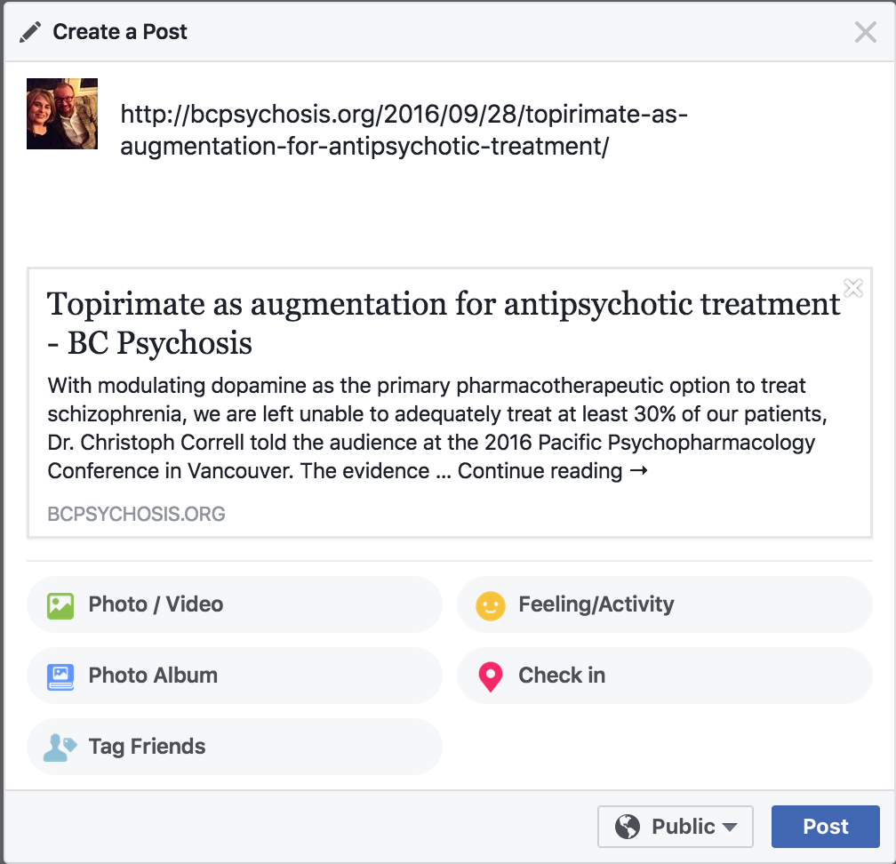 Using Facebook Debugger to see preview images