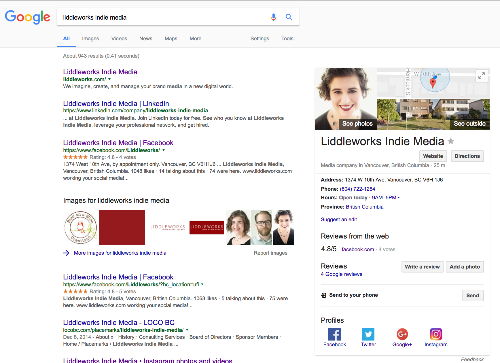 add social profile buttons to your Google Business listing