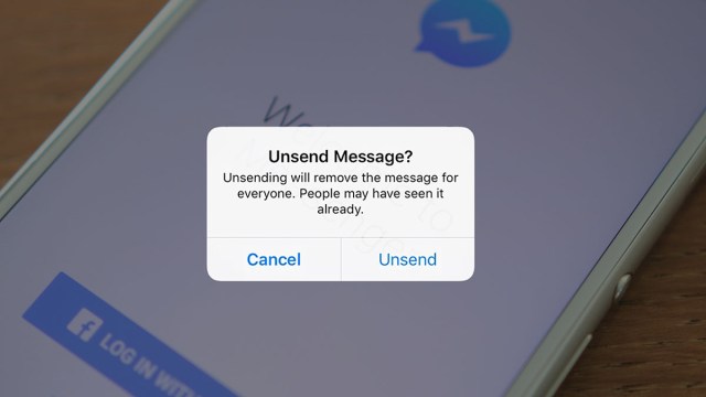 How to delete a sent message in Facebook Messenger